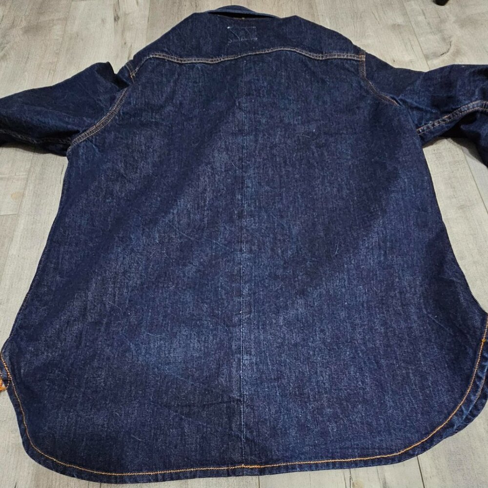 Ciano Farmer Denim Co.  - 14oz Selvedge Texas Denim Workshirt handmade XL - Picture 10 of 16